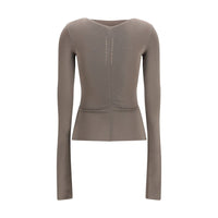 Rick Owens Gray Viscose Blouse