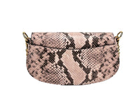 Michael Kors Mila Small Snakeskin Messenger Crossbody Bag