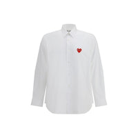 Comme Des Garçons Play White Cotton Shirt