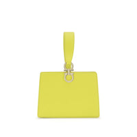 Ferragamo Bicolor Calf Leather Bos Taurus Clutch Bag
