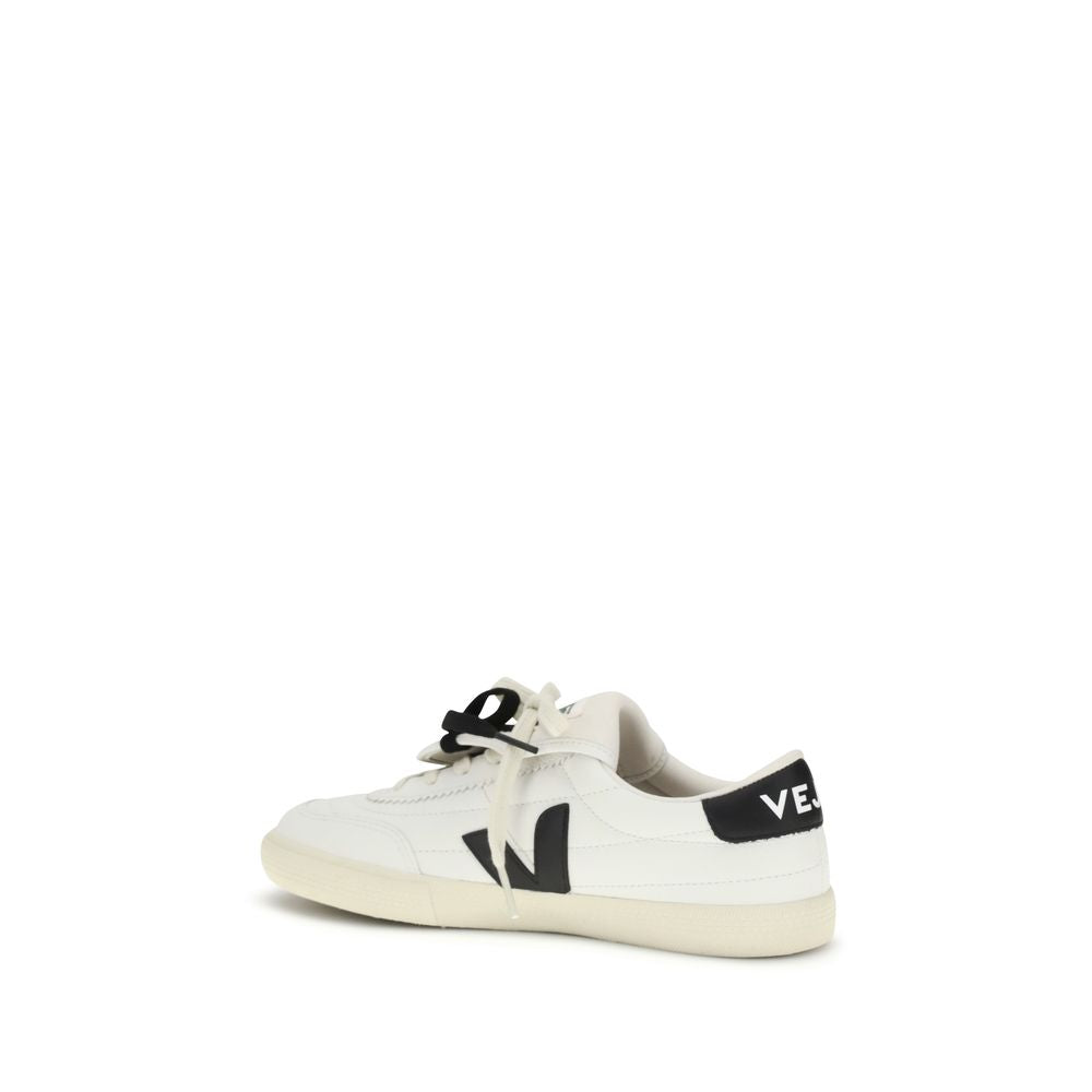 Veja White Calf Leather Bos Taurus Sneakers