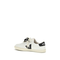 Veja White Calf Leather Bos Taurus Sneakers
