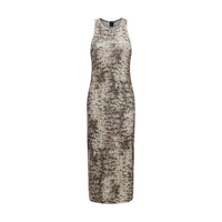 PINKO Beige Cotton Casual Dress