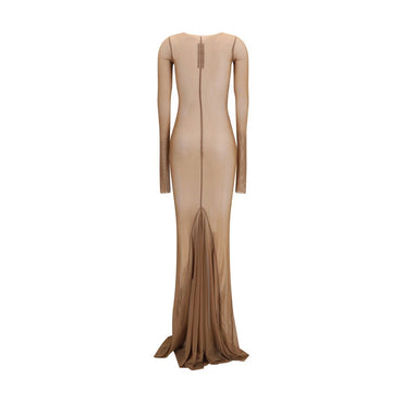 Rick Owens Brown Polyamide Casual Dress