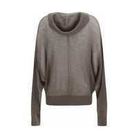 Rick Owens Gray Cashmere Hoodie