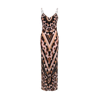 Emilio Pucci Multicolor Silk Long Dress