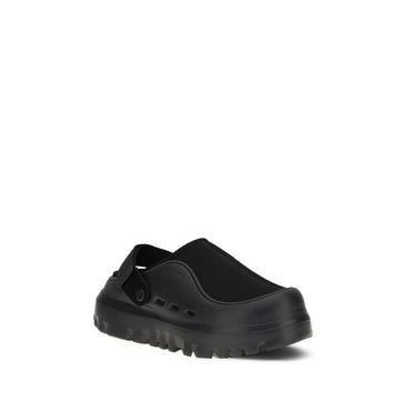 UGG Black Fabric Clogs