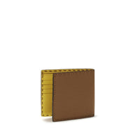 Fendi Brown Calf Leather Bos Taurus Wallet