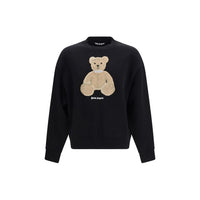 Palm Angels Black Cotton Sweatshirt