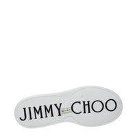 Jimmy Choo Black Leather Low Top Sneakers