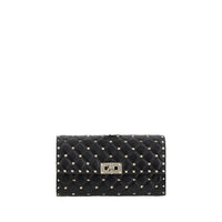 Valentino Garavani Black Lamb Ovis Aries Aries Shoulder Bag