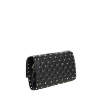 Valentino Garavani Black Lamb Ovis Aries Aries Shoulder Bag