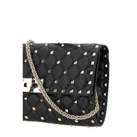 Valentino Garavani Black Lamb Ovis Aries Aries Shoulder Bag