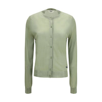 Fendi Bicolor Viscose Cardigan