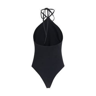 Jacquemus Black Polyamide One-Piece Swimsuit