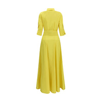 Sara Roka Bicolor Polyester Casual Dress