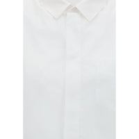 ALAINPAUL White Cotton Shortsleeve Shirt