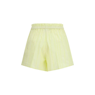 Forte_Forte Bicolor Cotton Shorts