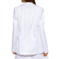 Bottega Veneta White Cotton Blazer