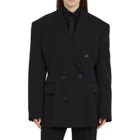Balenciaga Black Wool Coat