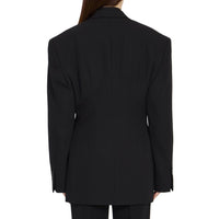 Balenciaga Black Wool Coat