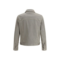 Brunello Cucinelli Bicolor Cotton Denim Jacket