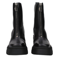 Jimmy Choo Black Leather Ankle Boots