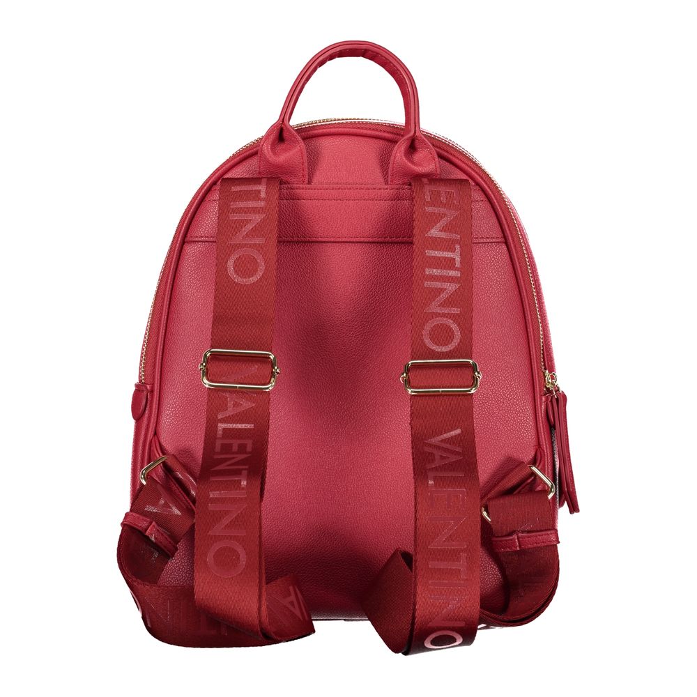 Valentino Red Polyethylene Backpack