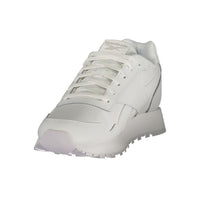 Reebok White Polyester Athletic Sneakers