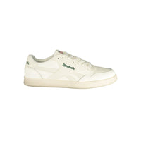 Reebok White Polyester Athletic Sneakers