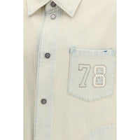 Golden Goose Beige Cotton Denim Jacket