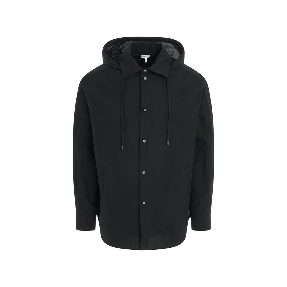 Loewe Black Cotton Shell Jacket