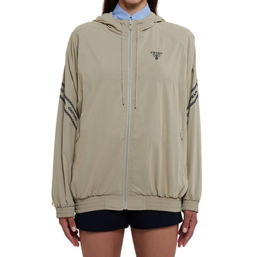 Prada Beige Cotton Shell Jacket