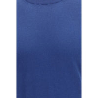 Brunello Cucinelli Blue Cotton T-Shirt
