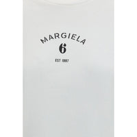 MM6 White Cotton Sweatshirt