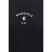MM6 Black Cotton Sweatshirt