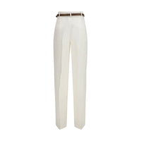 Max Mara Beige Linen Casual Pants