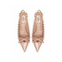 Valentino Garavani Beige Calfskin High Heel Pumps