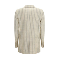 Blazé Milano Beige Linen Blazer