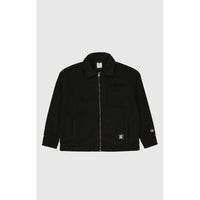 Champion Black Polyester Full-Length Jacket