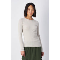 Champion White Cotton Long Sleeve T-Shirt