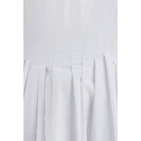 Max Mara White Cotton Casual Dress