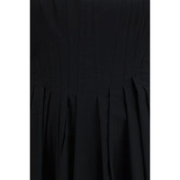 Max Mara Black Cotton Casual Dress