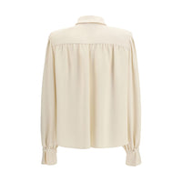 Valentino Beige Silk Shirt