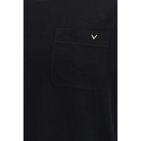 Valentino Black Cotton T-Shirt