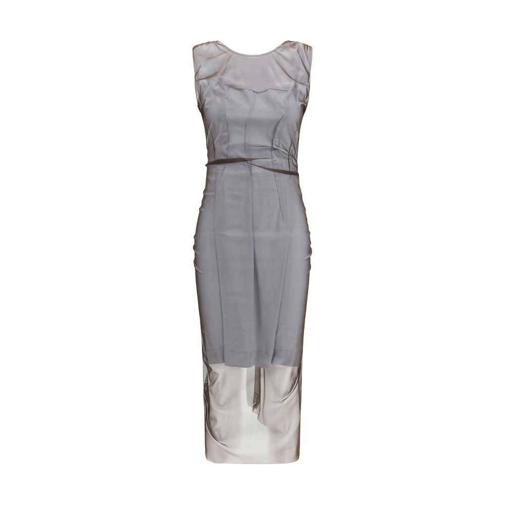 Maison Margiela Brown Polyamide Casual Dress