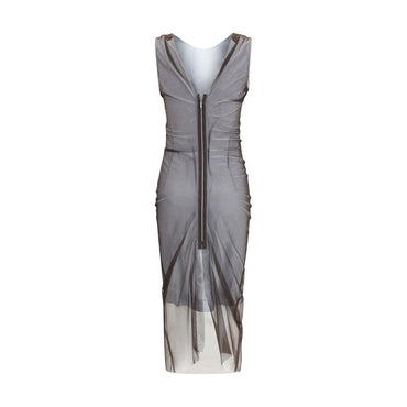 Maison Margiela Brown Polyamide Casual Dress