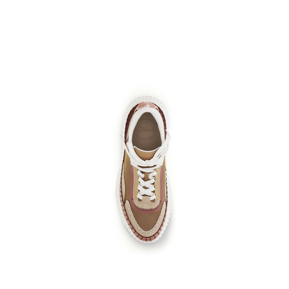 Chloé Brown Chunky Sneakers