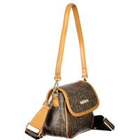 Valentino Brown Polyethylene Handbag