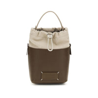 Maison Margiela Brown Calf Leather Bos Taurus Backet Bag